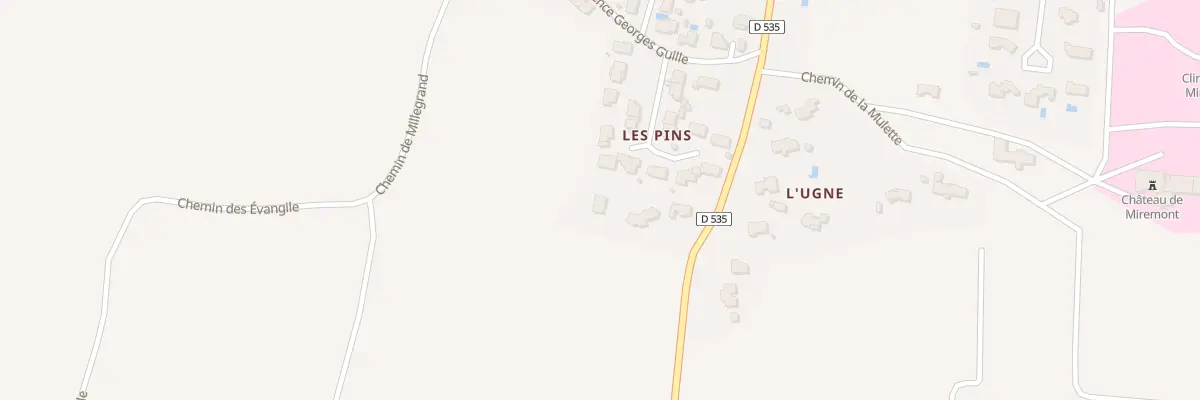 Plan de Imp Sainte Eulalie à Badens