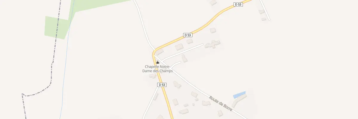 Plan du 47 Rte de Borre à Sainte-Marie-Cappel