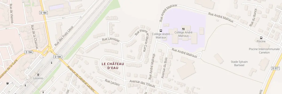 Plan du 21 Rue Pierre et Marie Curie à Louvres