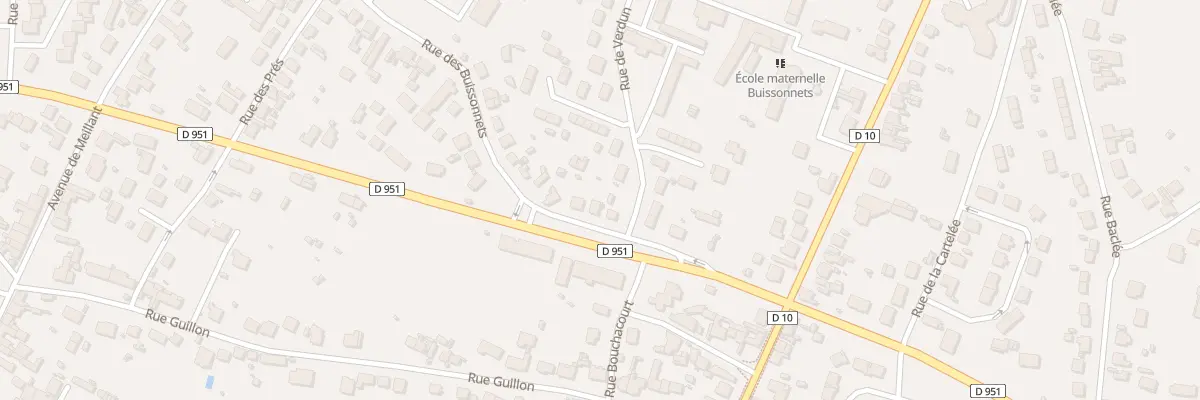 Plan du 10 Rue des Buissonnets à Saint-Amand-Montrond