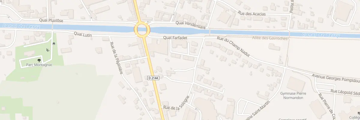 Plan du 4 Rue de la Sologne à Saint-Amand-Montrond