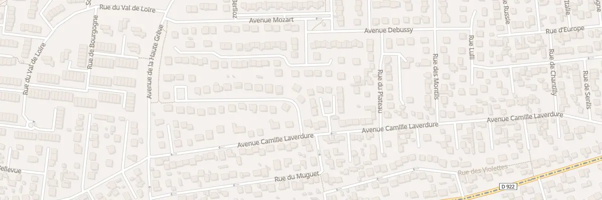 Plan du 4 Av Gabriel Faure à Fosses
