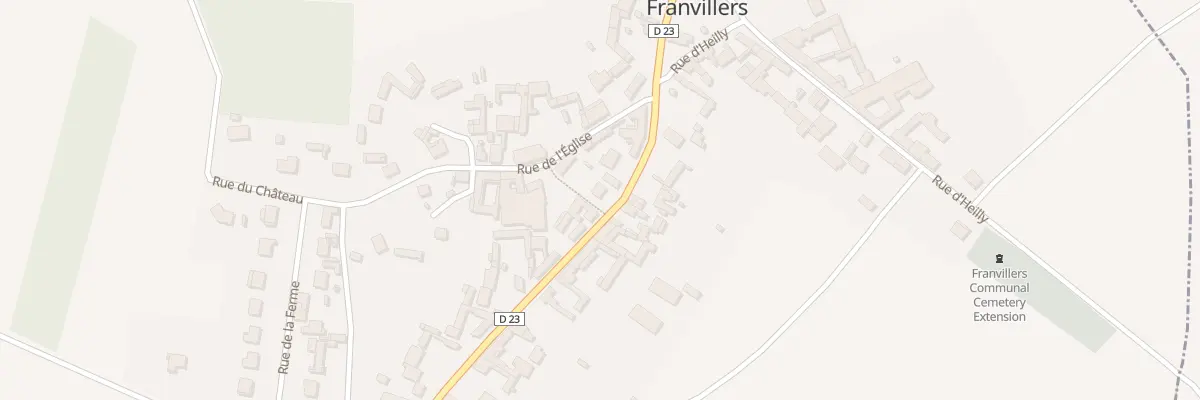 Plan du 43B Rue du Bourgville à Franvillers