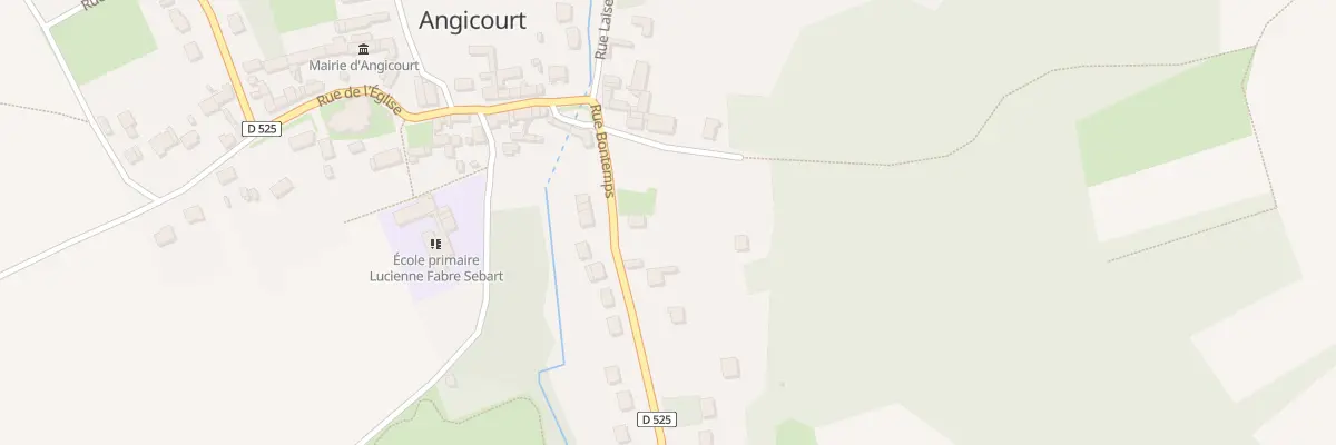 Plan du 9 Rue Bontemps à Angicourt
