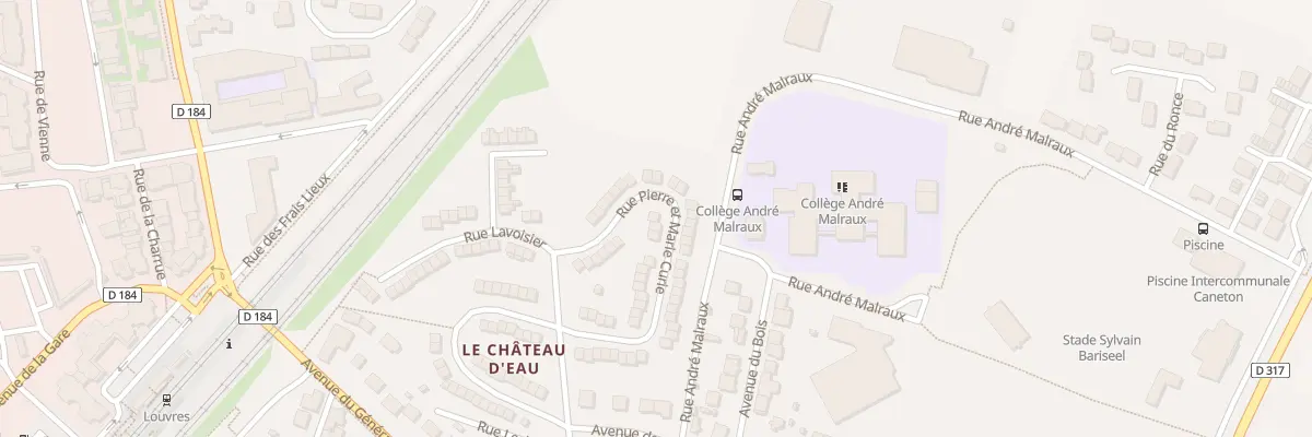 Plan du 29 Rue Pierre et Marie Curie à Louvres