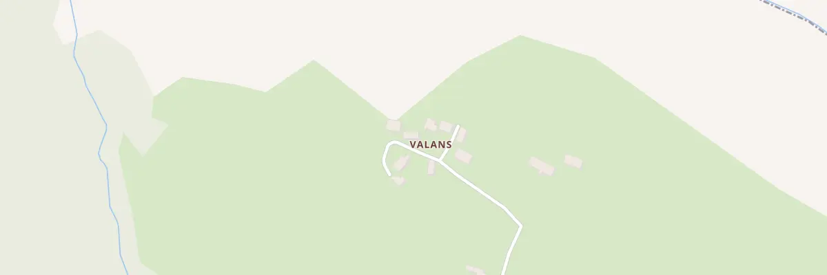 Plan du 5235 Valans à Moussages