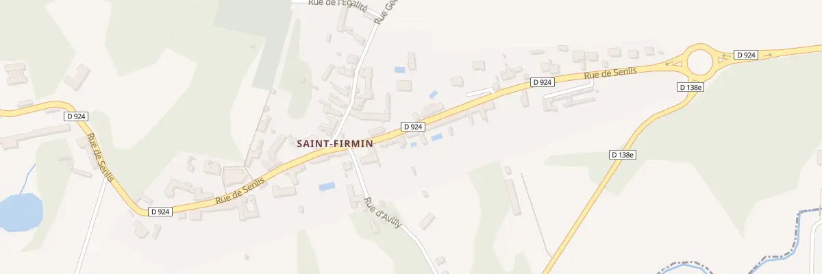 Plan du 13 Rue de Senlis à Vineuil-Saint-Firmin
