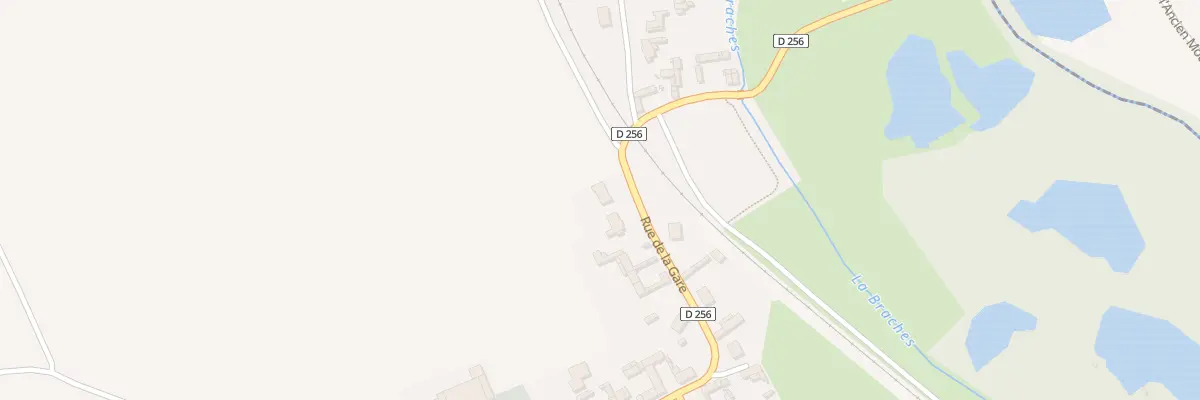 Plan du 1 Rue de la Gare à Braches
