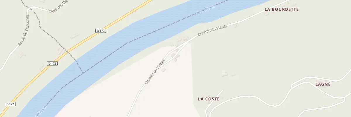 Plan du 5042 La Carriere Haute à La Bastide-Solages