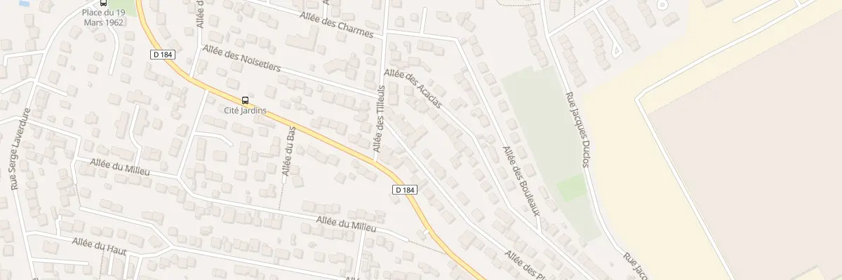 Plan du 7 All des Platanes à Marly-la-Ville