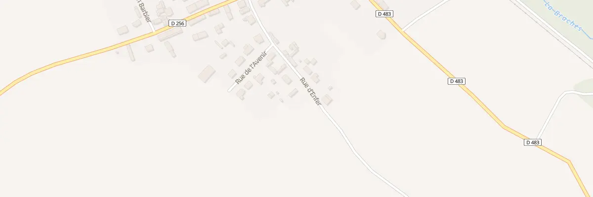 Plan du 5058F Rue d’Enfer à Braches