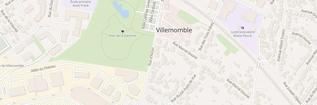 Plan du 21 Rue d’Avron à Villemomble