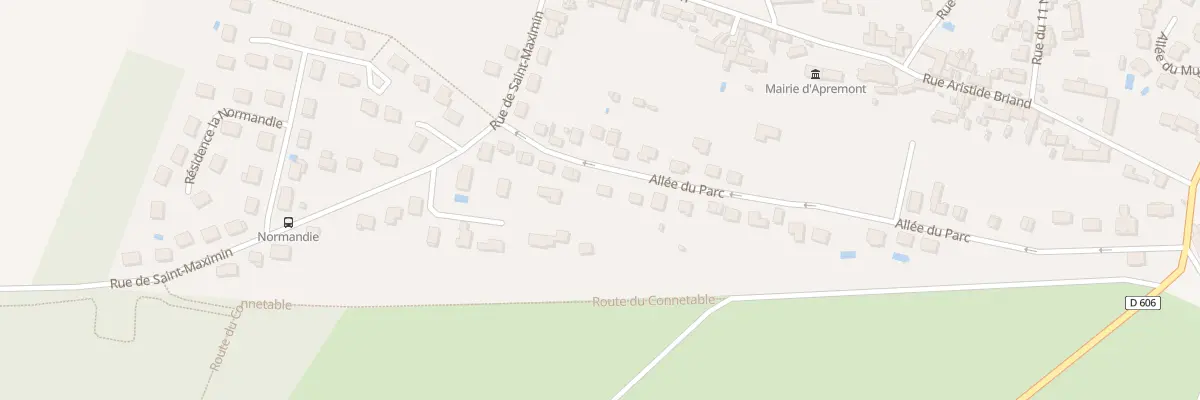 Plan du 23 All du Parc à Apremont