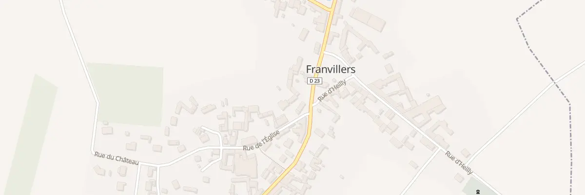 Plan du 49B Rue du Bourgville à Franvillers