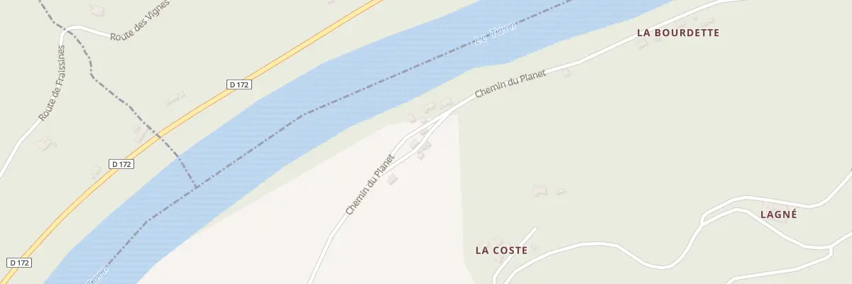 Plan du 5042A La Carriere Haute à La Bastide-Solages