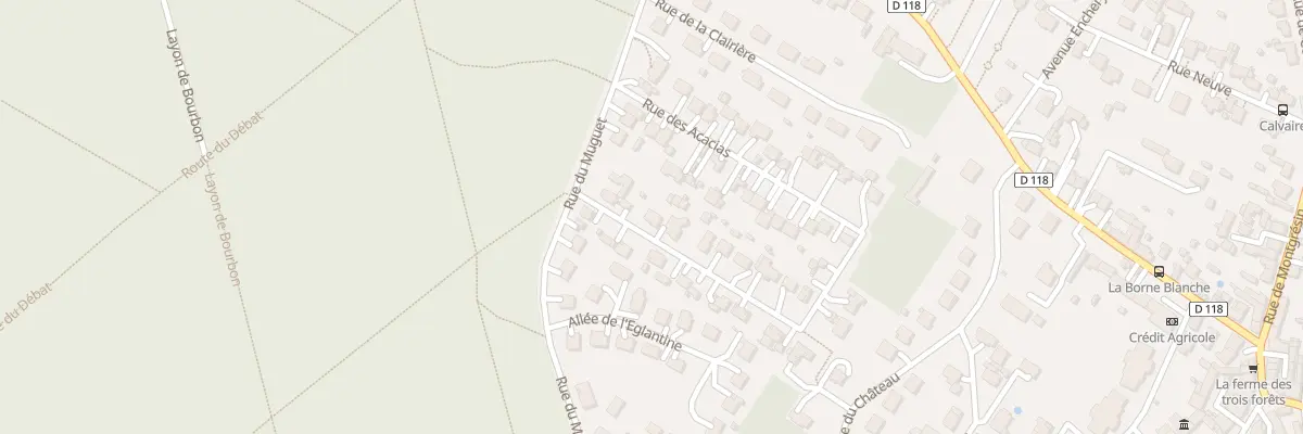 Plan du 48 Rue des Acacias à Orry-la-Ville