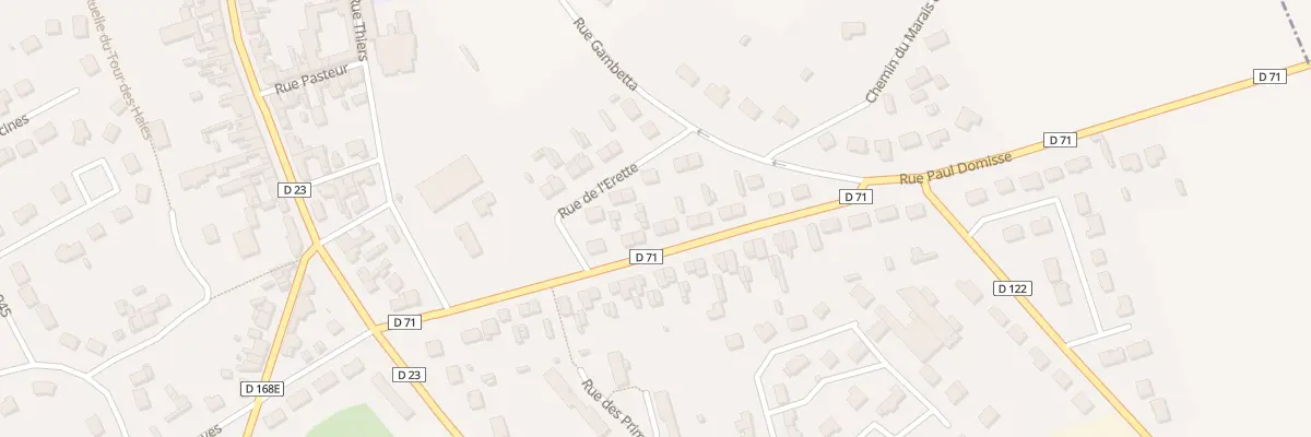 Plan du 29 Rue Paul Domisse à Fouilloy