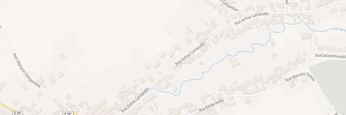 Plan du 47 Rue Arthur Lamendin à Divion
