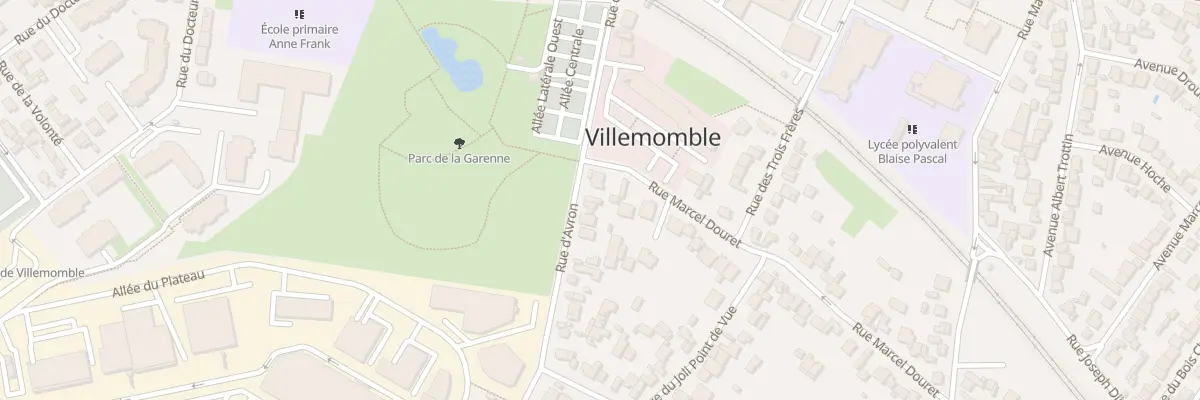 Plan du 17 Rue d’Avron à Villemomble