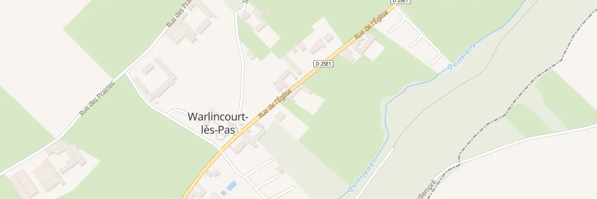 Plan du 14 Rue de l’Eglise à Warlincourt-lès-Pas