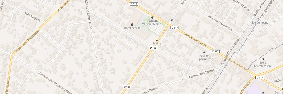 Plan du 38 All Etienne Dolet aux Pavillons-sous-Bois