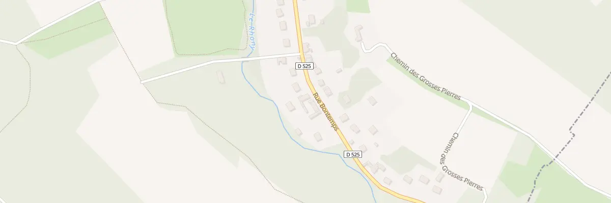 Plan du 44 Rue Bontemps à Angicourt
