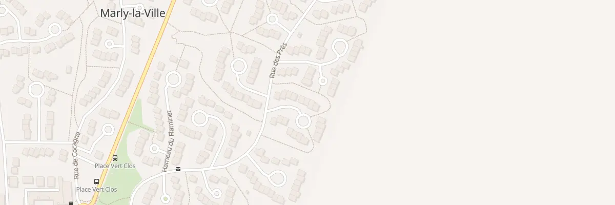 Plan du 12 Rue Hameau du Buisson Morlu à Marly-la-Ville