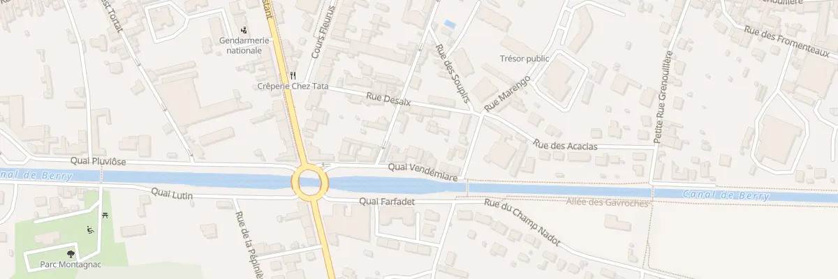 Plan du 6 Quai Vendémiaire à Saint-Amand-Montrond