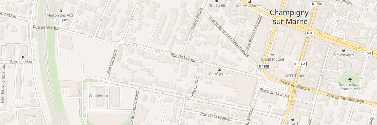 Plan du 192 Rue de Verdun à Champigny-sur-Marne