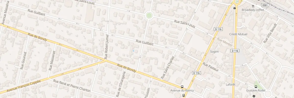 Plan du 17 Rue Guilbert à Villemomble