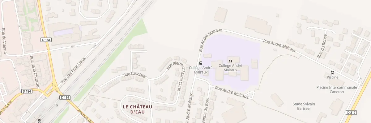 Plan du 50 Rue Pierre et Marie Curie à Louvres