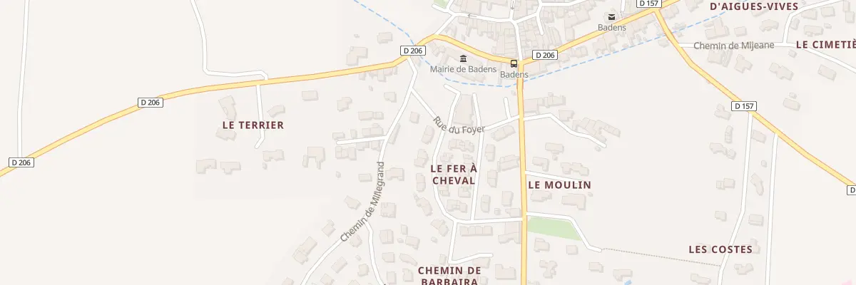 Plan du 21 Rue du Fer à Cheval à Badens