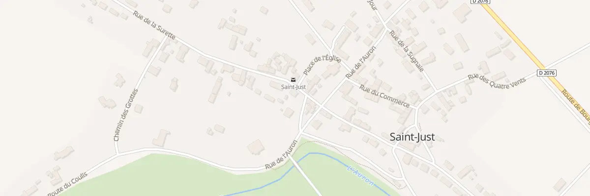 Plan du 1 Rue de la Surette à Saint-Just