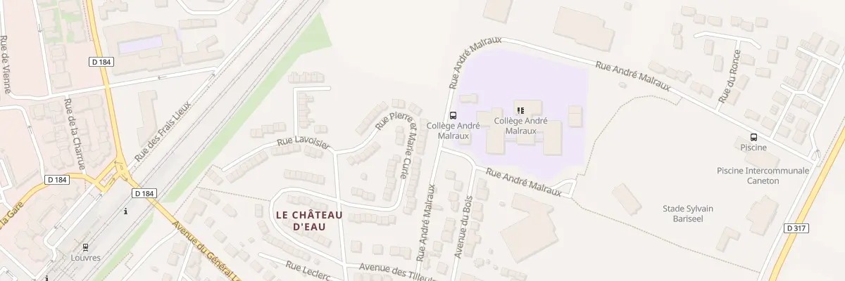 Plan du 42 Rue Pierre et Marie Curie à Louvres