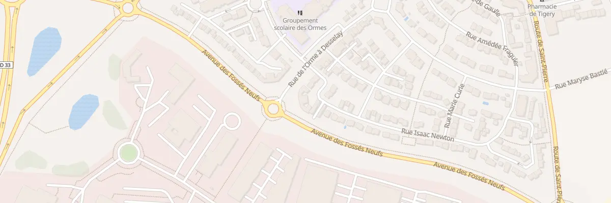 Plan du 6 Rue Isaac Newton à Tigery