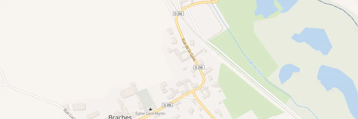 Plan du 5 Rue de la Gare à Braches