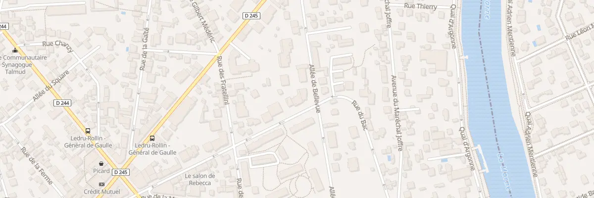 Plan du 25 Rue de la Station au Perreux-sur-Marne