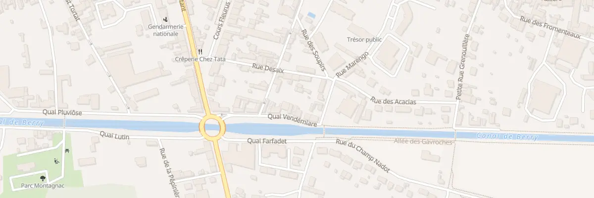Plan du 7 Quai Vendémiaire à Saint-Amand-Montrond