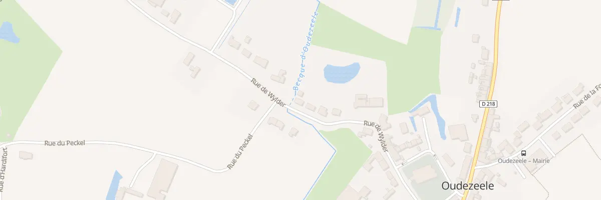 Plan du 338 Rue de Wylder à Oudezeele