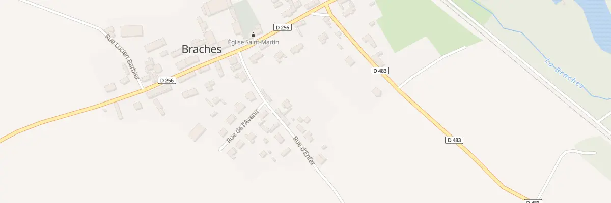 Plan du 4 Rue d’Enfer à Braches