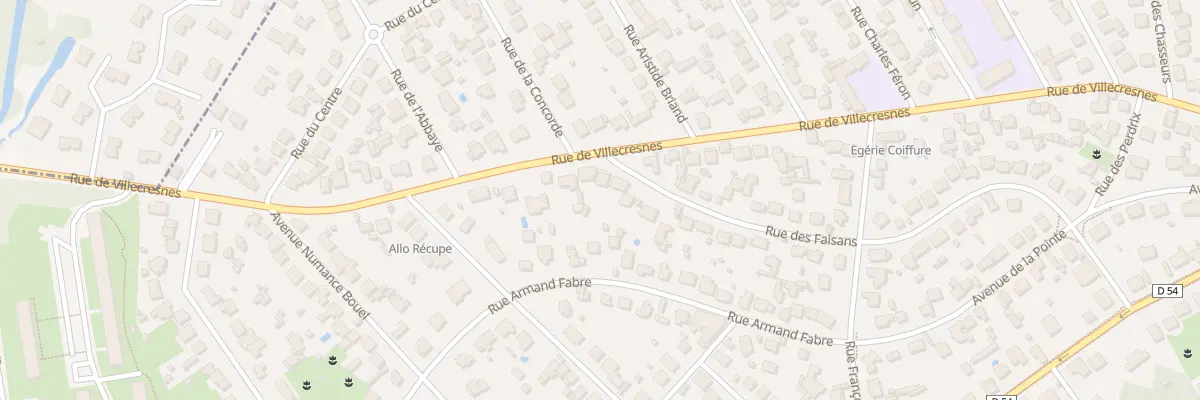 Plan du 2 Rue des Faisans à Brunoy