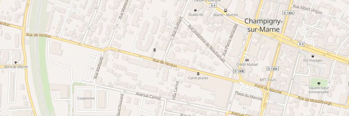 Plan du 13 Rue Guittard à Champigny-sur-Marne