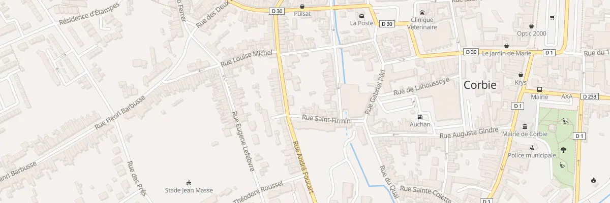 Plan du 5 Rue Saint Firmin à Corbie