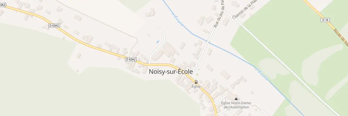 Plan du 85 Rue Grande à Noisy-sur-École