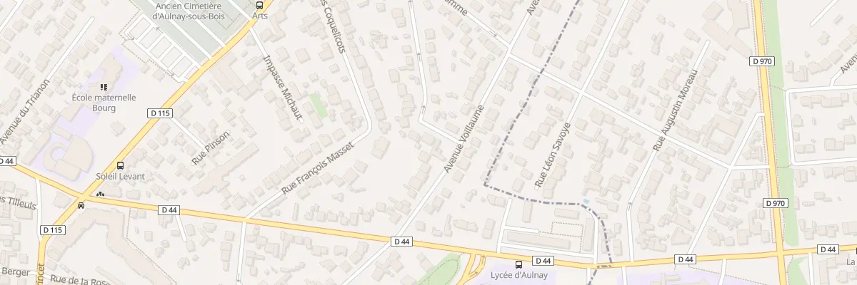 Plan du 48 Av de Ormeteau à Aulnay-sous-Bois