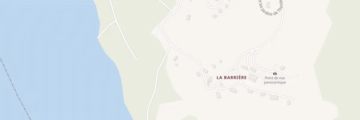 Plan du 6029 La Barriere à Beaulieu