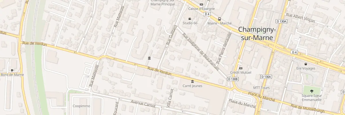 Plan du 11 Rue Guittard à Champigny-sur-Marne