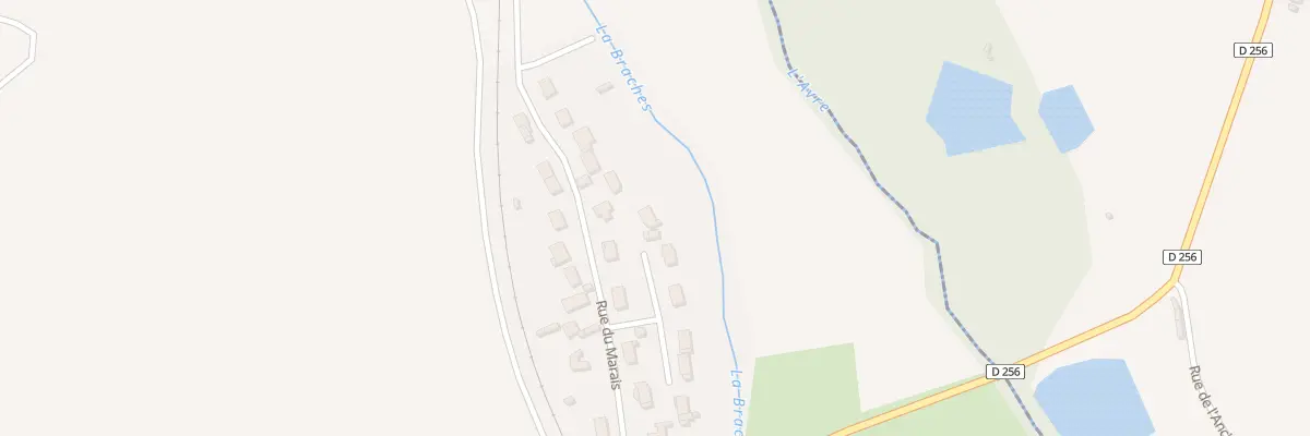 Plan du 13 Lot du Petit Marais à Braches