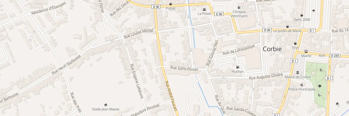 Plan du 7 Rue Saint Firmin à Corbie