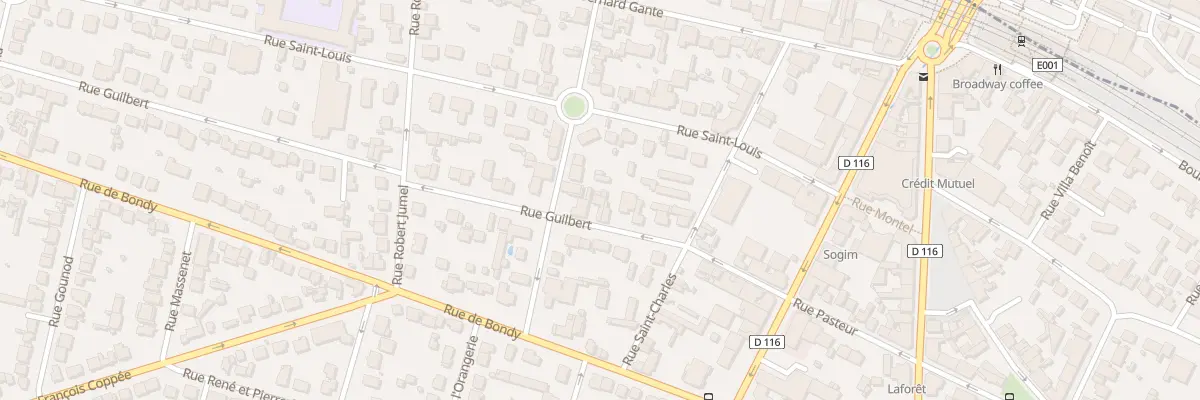 Plan du 22 Rue Guilbert à Villemomble